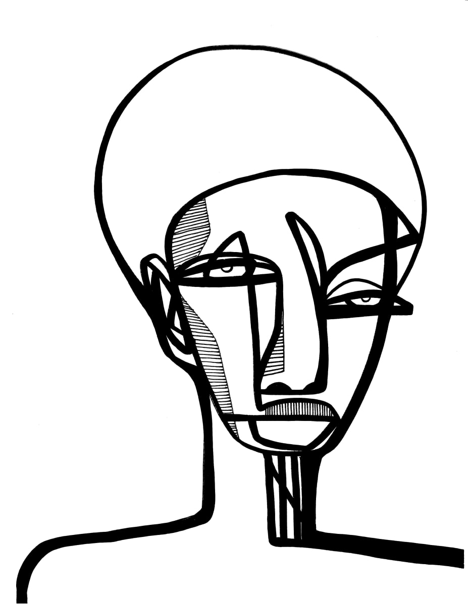 The Thinker (16x20 framed giclee print) by Chris McMurry, Image 1.