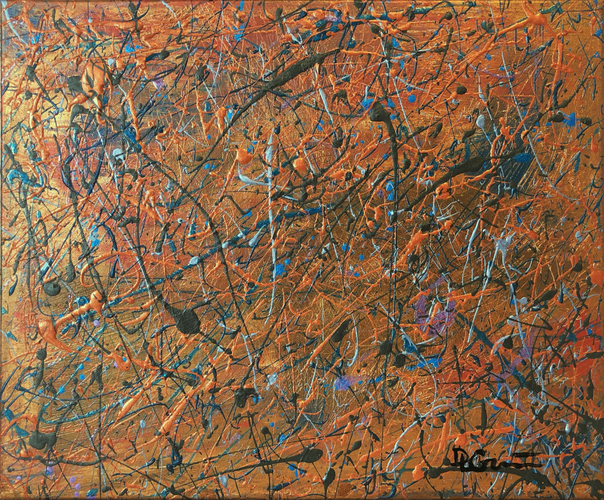 Study Metallic drip #3 by Darryl L. Grant 