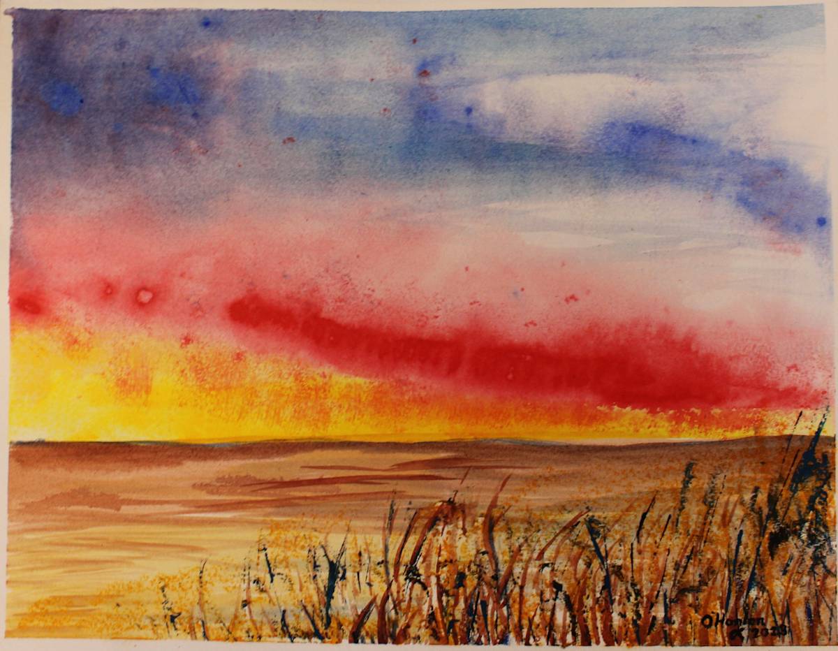 Prairie Sunset by Joe O'Hanlon  Image: Prairie Sunset