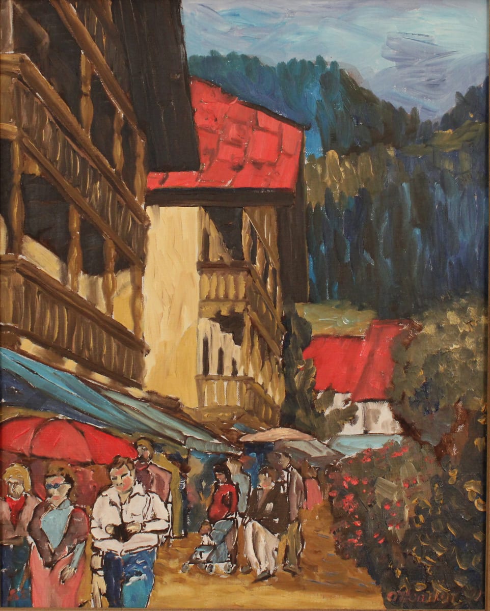 Tourists at Koenig See, Germany 