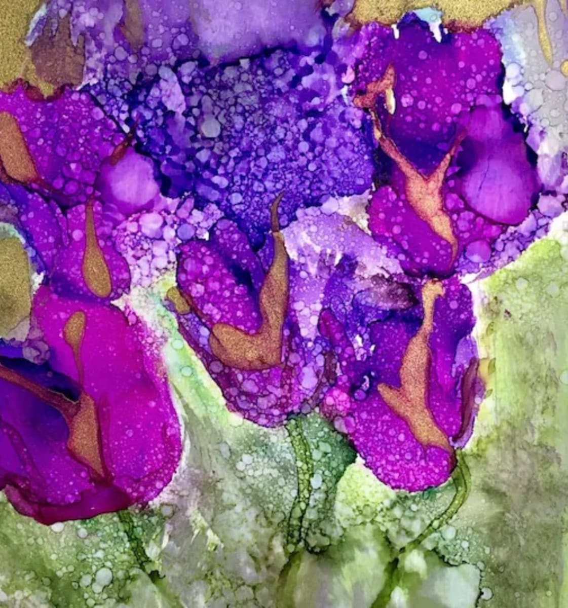 Purple Blooms by Diana Riukas 