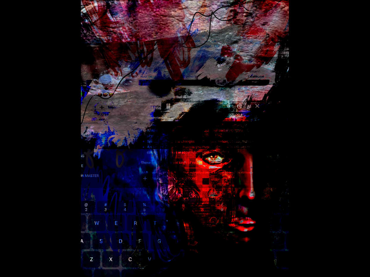 Painting And development (work in progress) by Diana Riukas, Image 1.