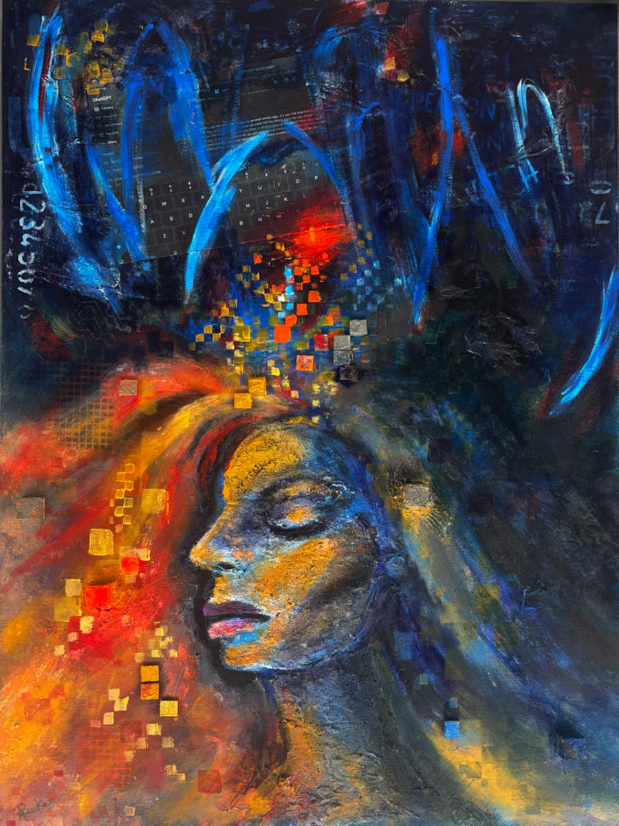 Painting and develop (work in progress) by Diana Riukas, Image 1.