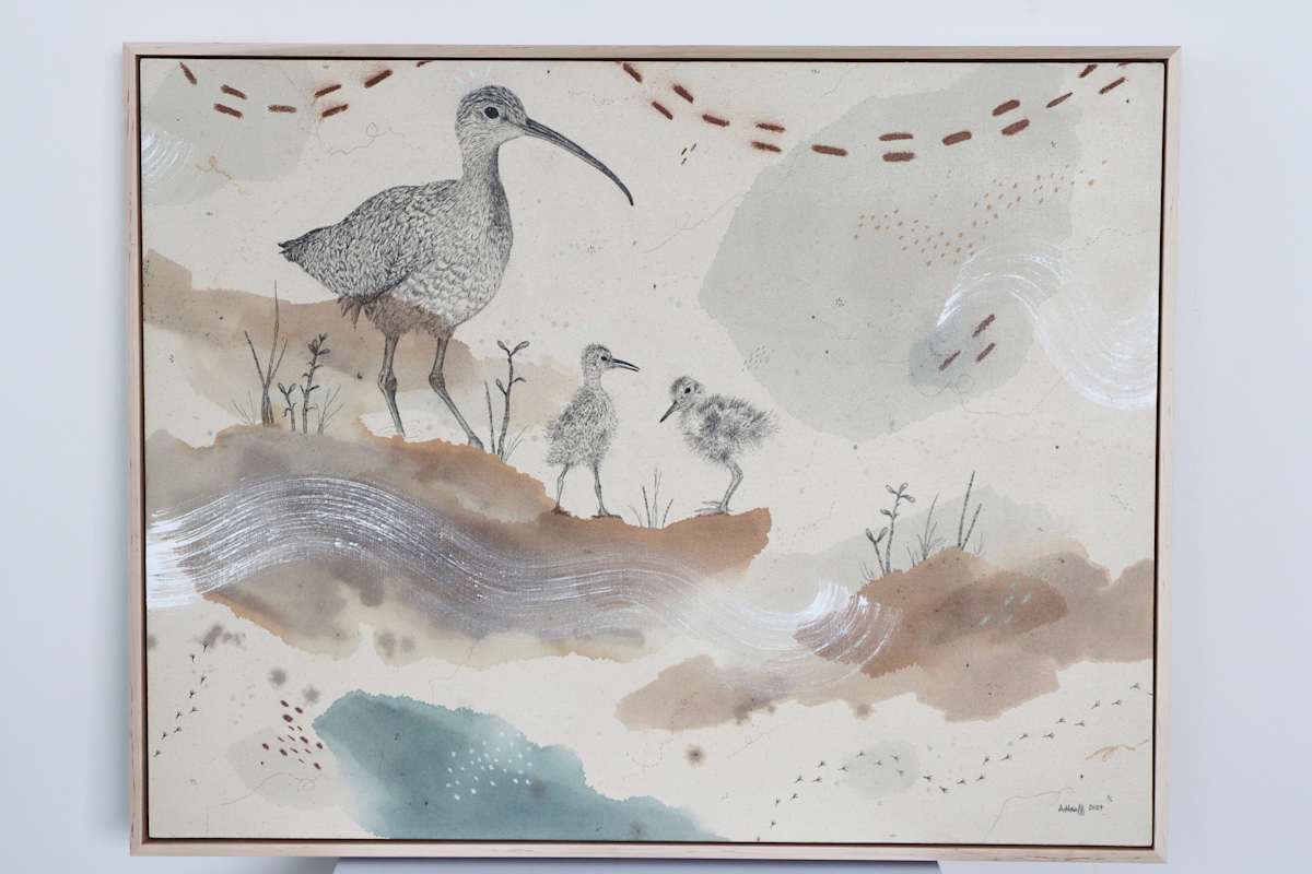 "Long Billed Curlew, Ahead of the Curve" by Alicia Hauff Studio 