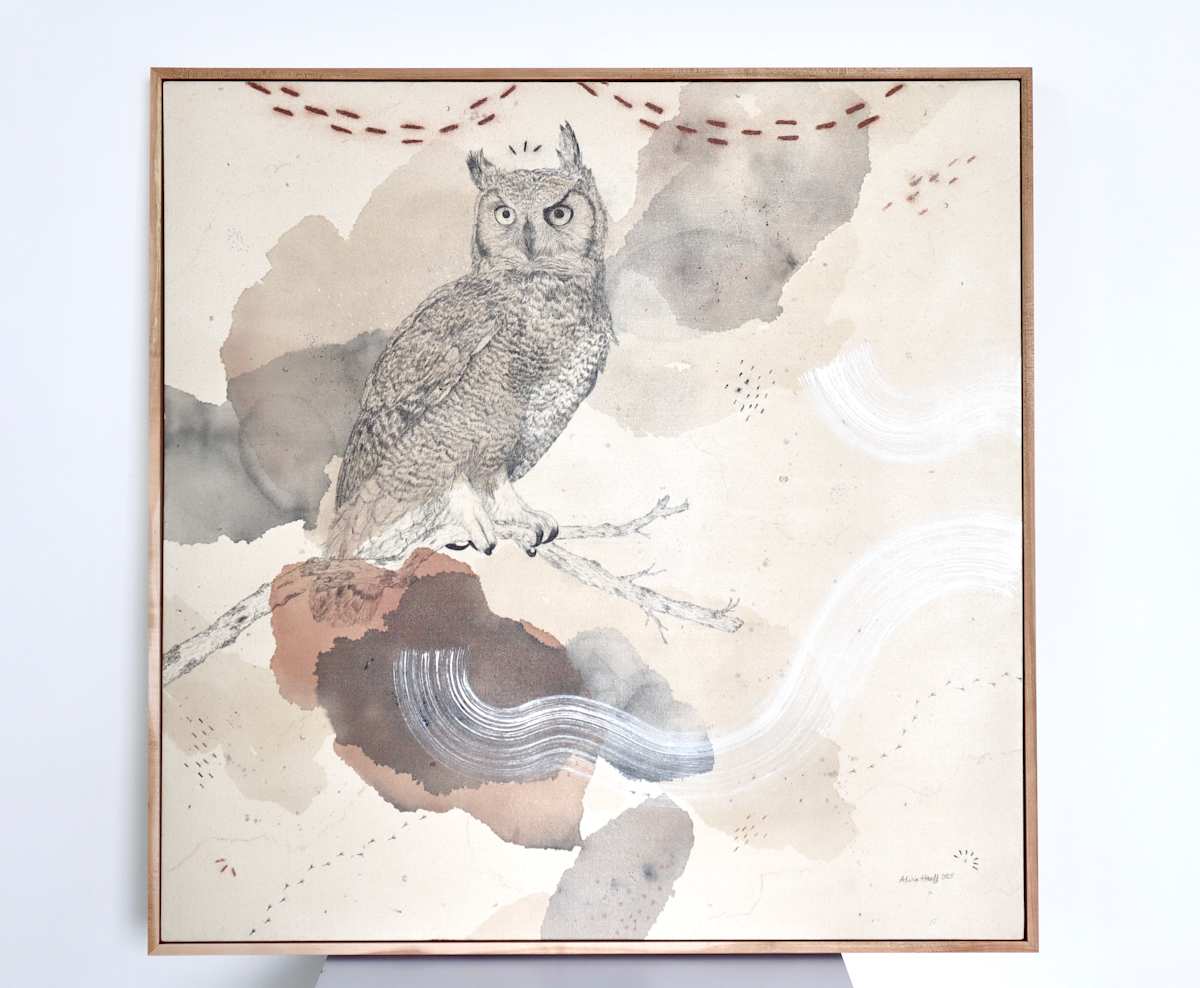 Great Horned Owl, Fabled Wisdom and Power by Alicia Hauff Studio 
