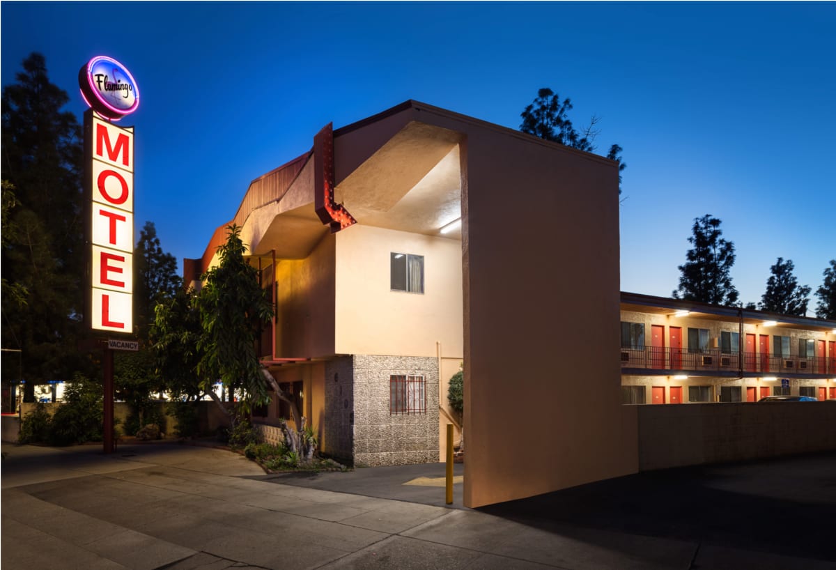 Flamingo Motel by Ashok Sinha  Image: Flamingo Motel, Los Angeles, California Architect: Unknown Year of Completion: 1961