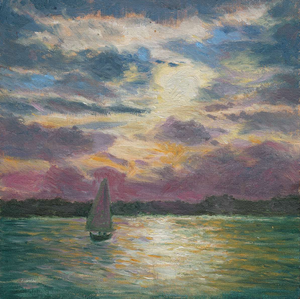Berkeley Marina Study by Katherine Kean, Image 1.