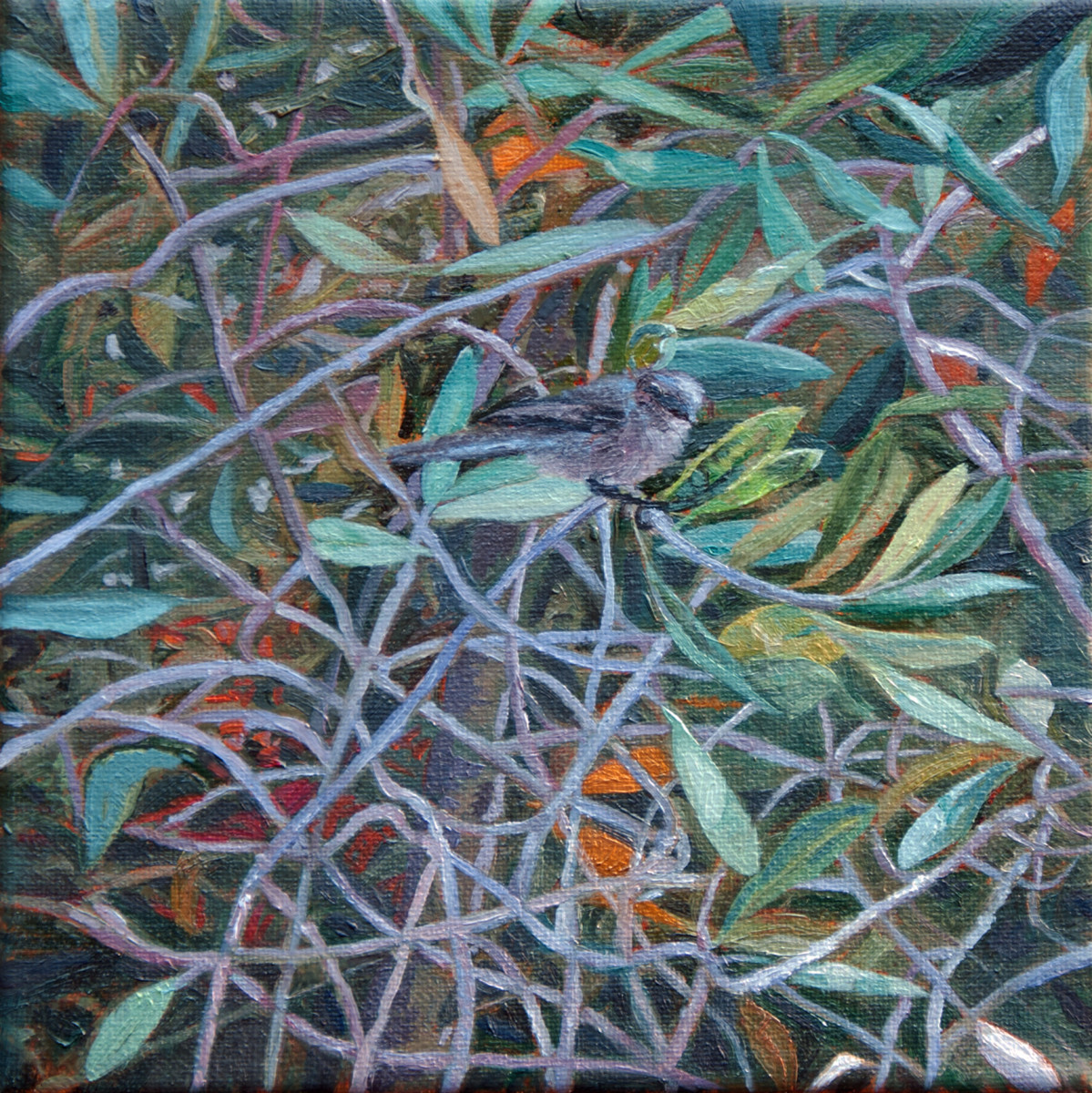 Bird in Brush by Katherine Kean 