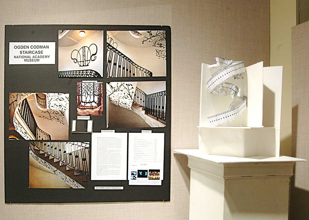 OGDEN STAIRCASE by norma greenwood  Image:  MURAL PROJECT