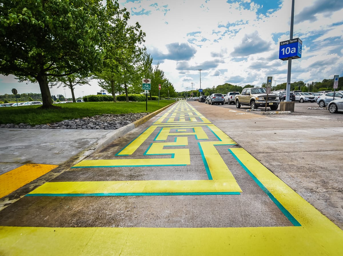 Wayfinding Mural by Ann Lewis 