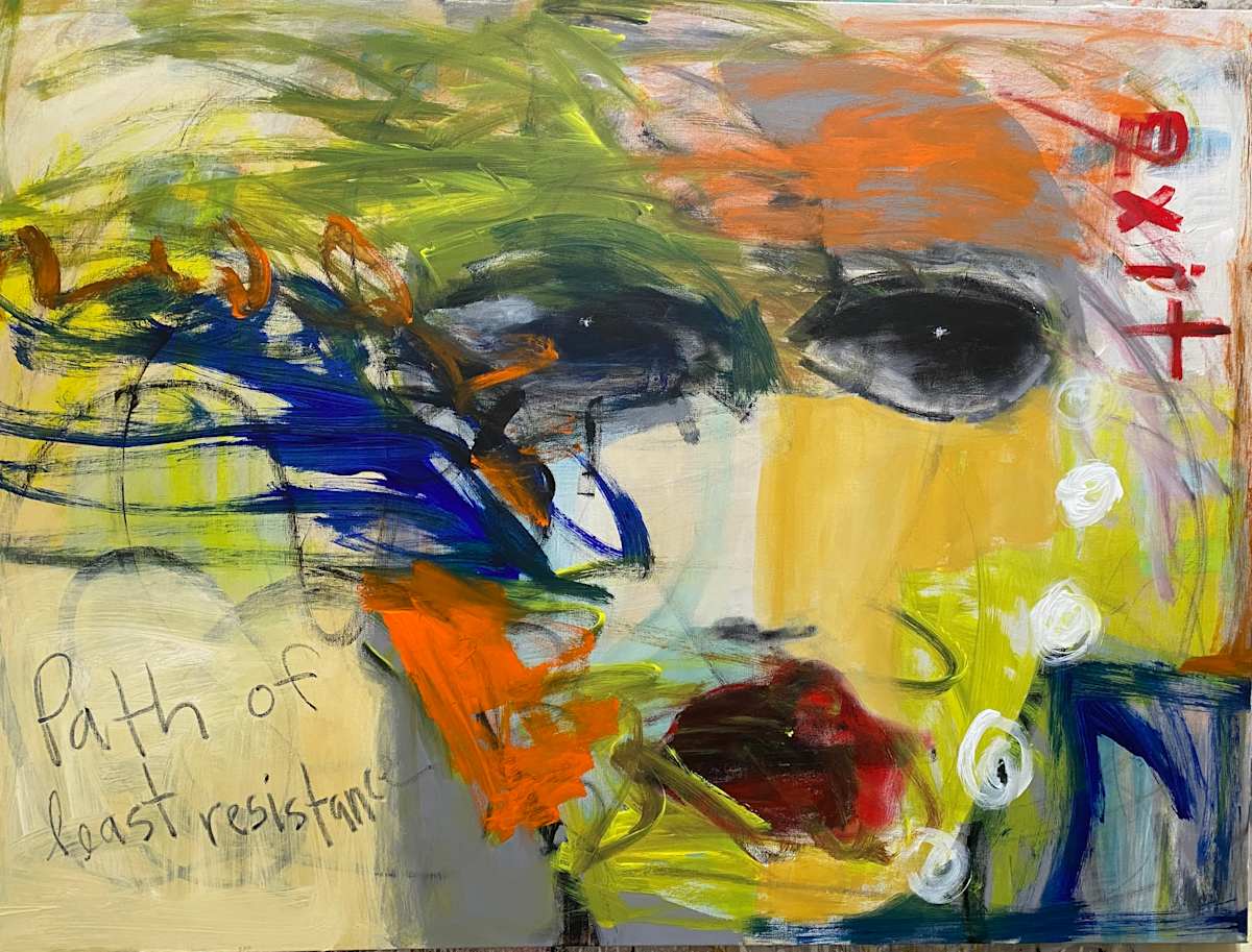 The Path of Least Resistance by Janet Little Art 