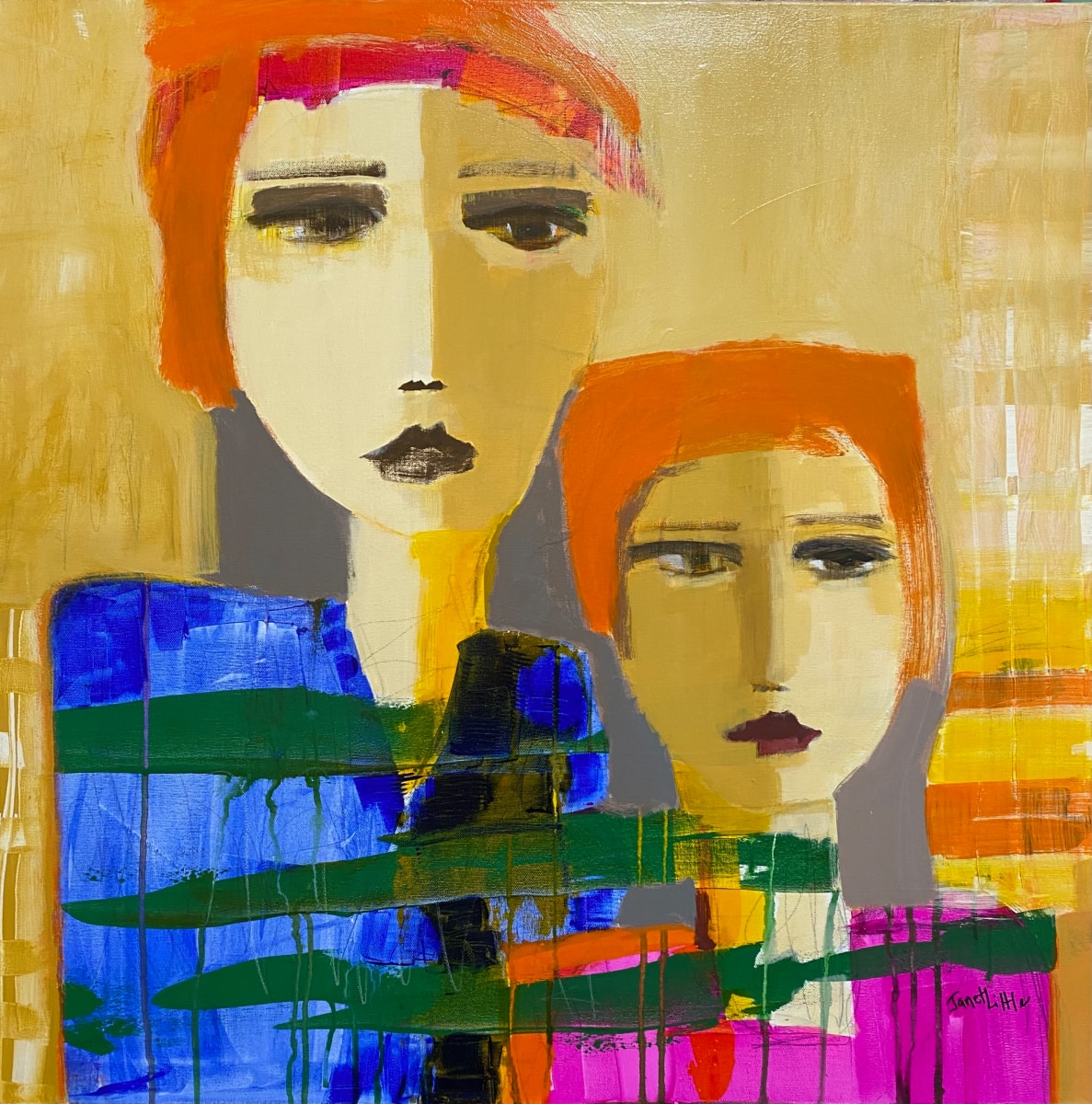 Our Perfectly Imperfect Selves by Janet Little Art 