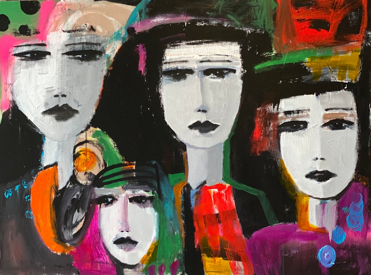 Millie's Calm Confidence by Janet Little Art 
