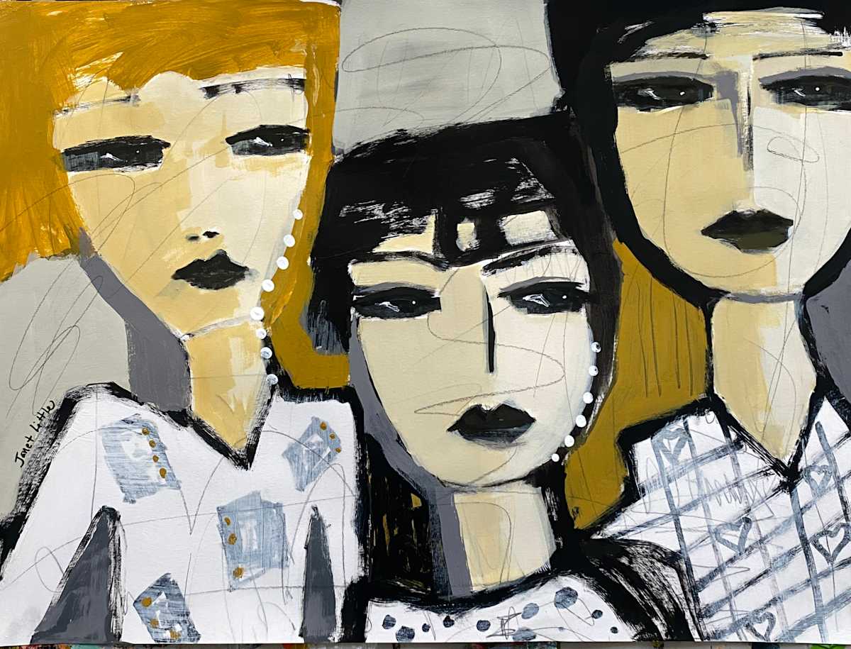 Good Thing We're Not Confused by Janet Little Art 