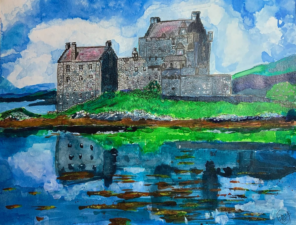 Eilean Dolan Castle by Eileen Backman 