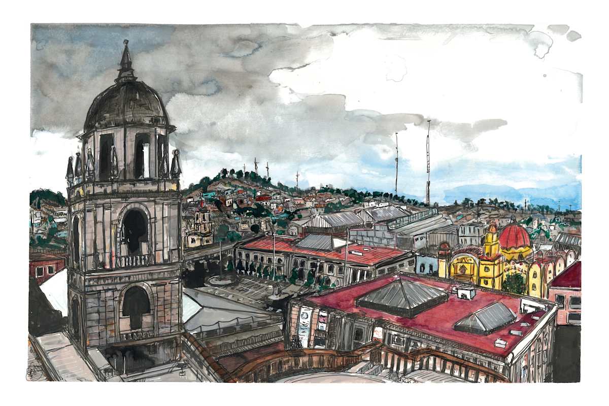 Overlooking Toluca (Mexico), Image 1.