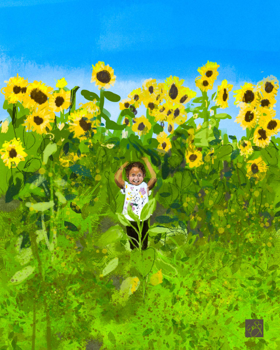 Sunflower Joy by Eileen Backman 