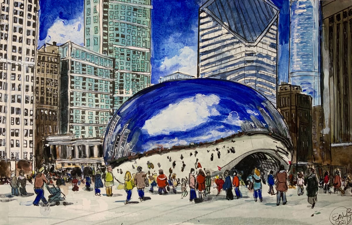 Cloud Gate by Eileen Backman, Image 1.