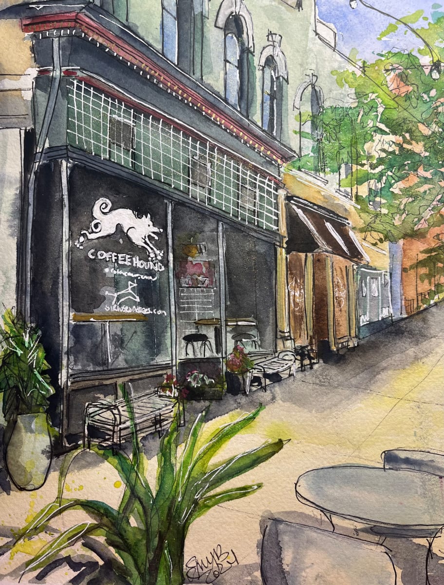 Coffee Hound by Eileen Backman 