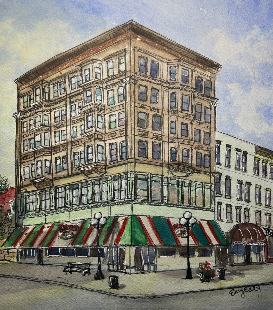 Elroy's (Corner of Washington and N. Main) by Eileen Backman 