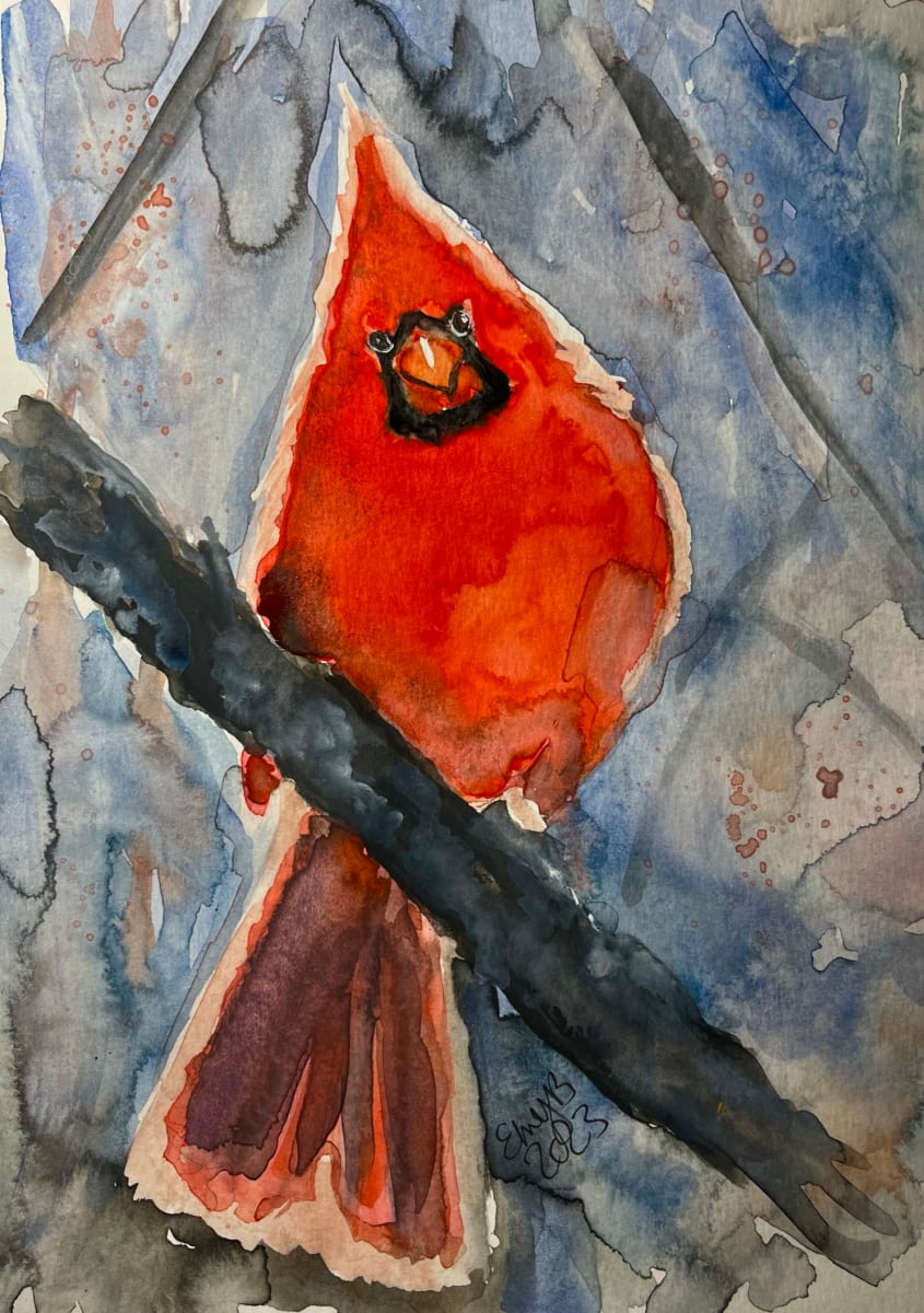 Happy Cardinal by Eileen Backman, Image 1.
