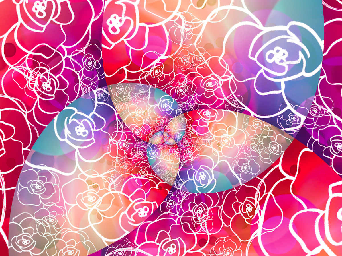 Flower Design Spiral, Image 7.