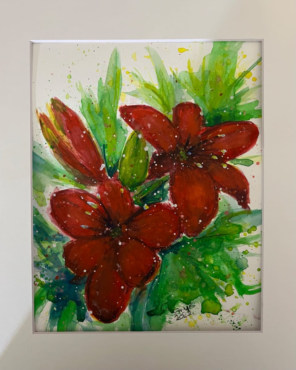 Lilies in Red  Image: Lilies in Red