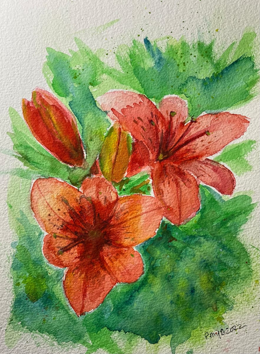 Orange Lilies, Image 12.