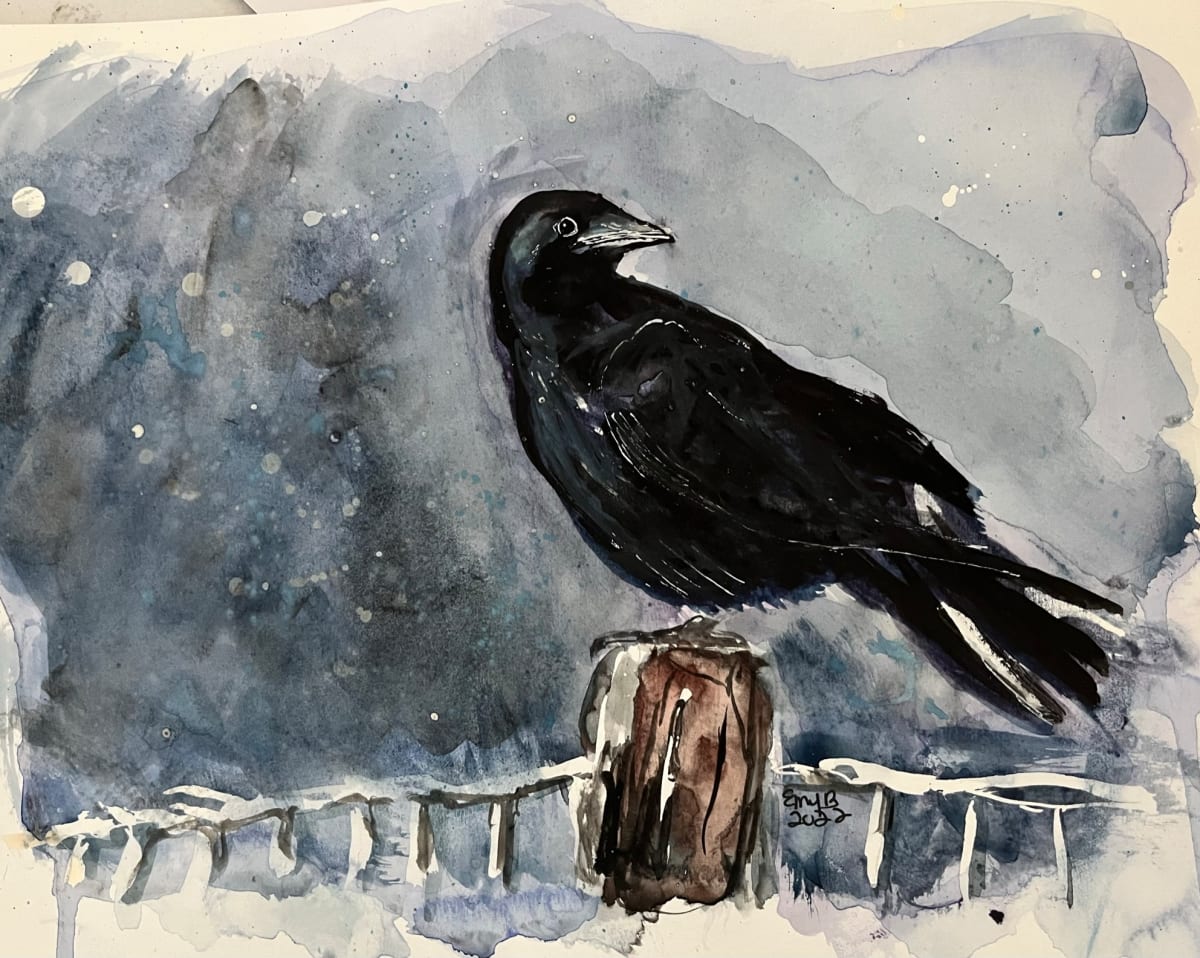 Night Crow by Eileen Backman  Image: Night Crow