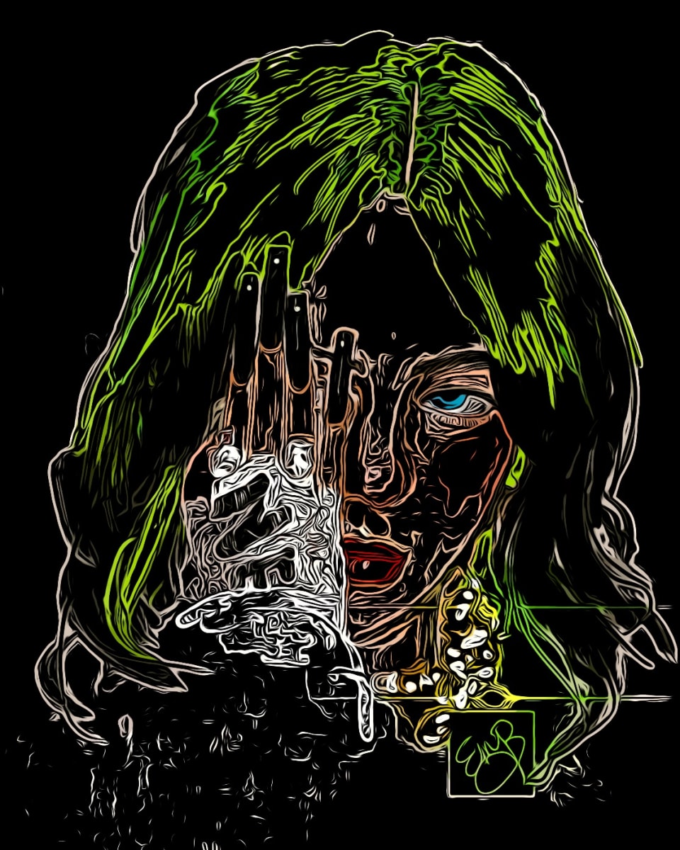 Billie Eilish on Black 