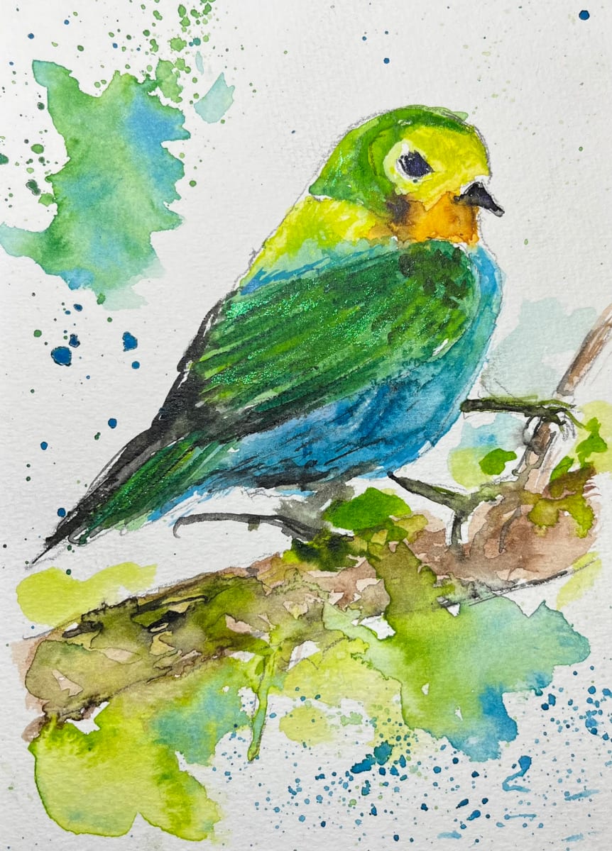Spring Bird 6 by Eileen Backman 