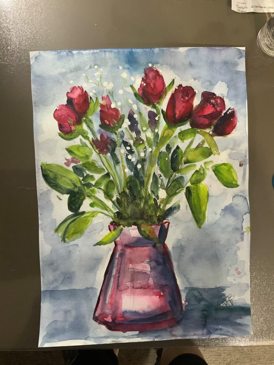Vase of Roses, Image 8.