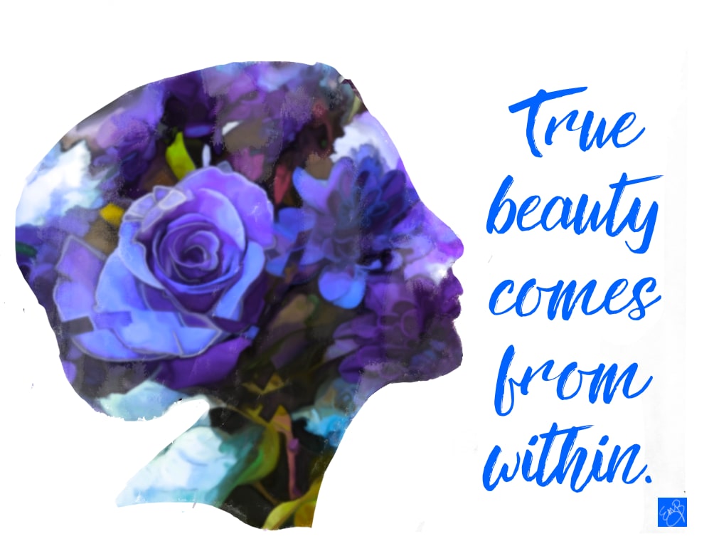 True Beauty Lilac  Image: True Beauty  Digital Print