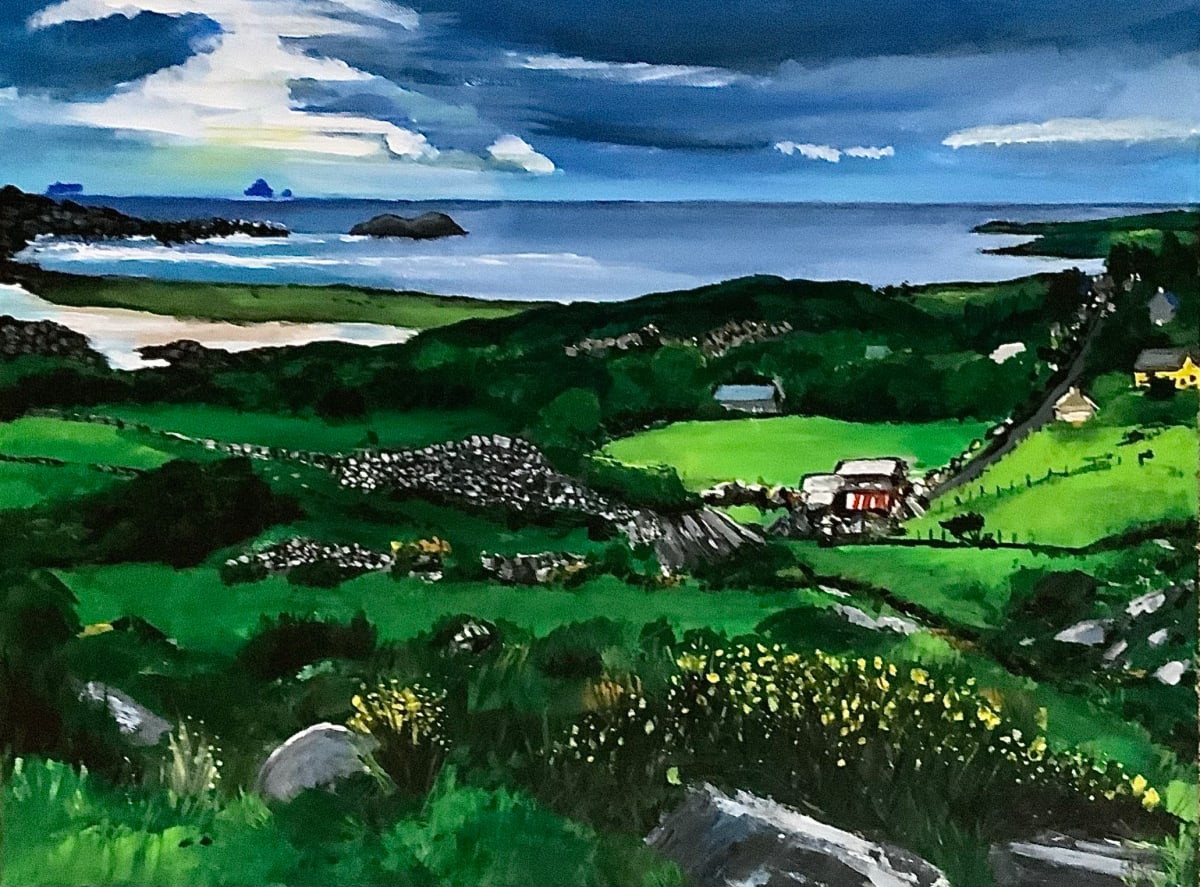 Serenity Green by Eileen Backman  Image: Ring of Kerry -- Coast of Ireland