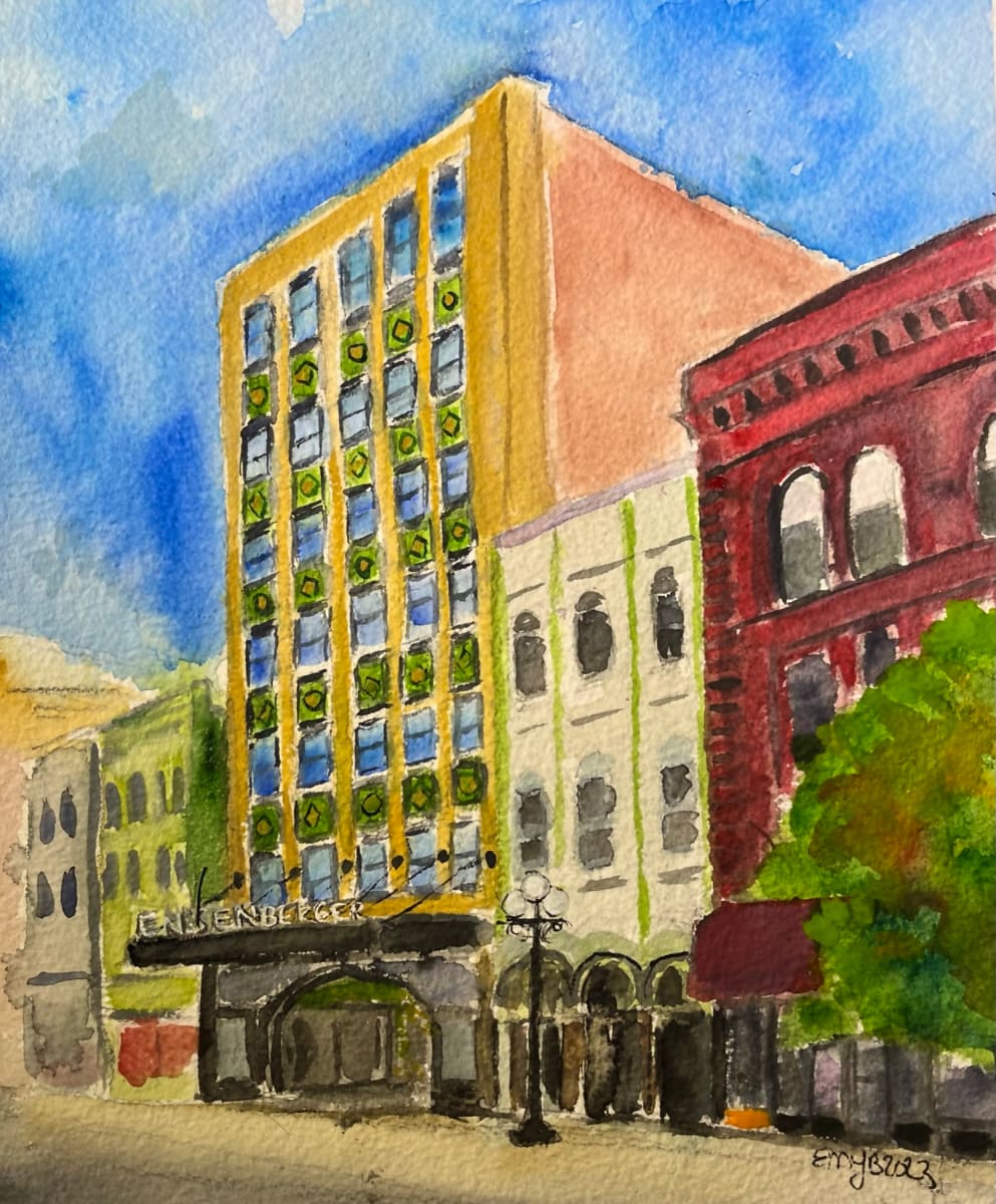 The Ensenberger in Watercolor by Eileen Backman 