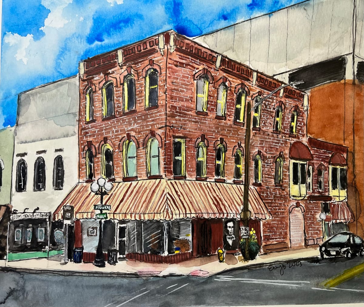 Corner Building 102 Monroe by Eileen Backman, Image 1.
