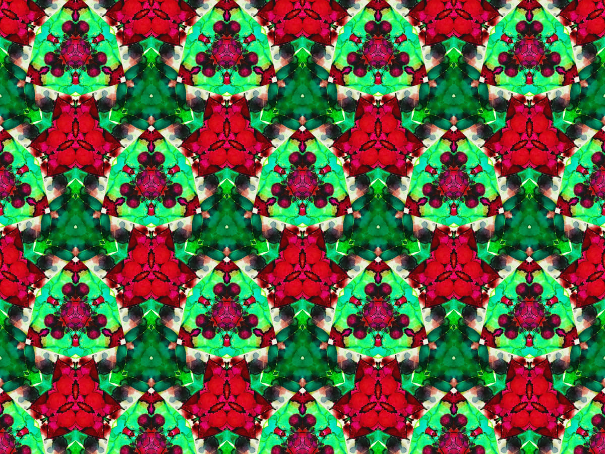 Poinsettia Kaleidoscope 