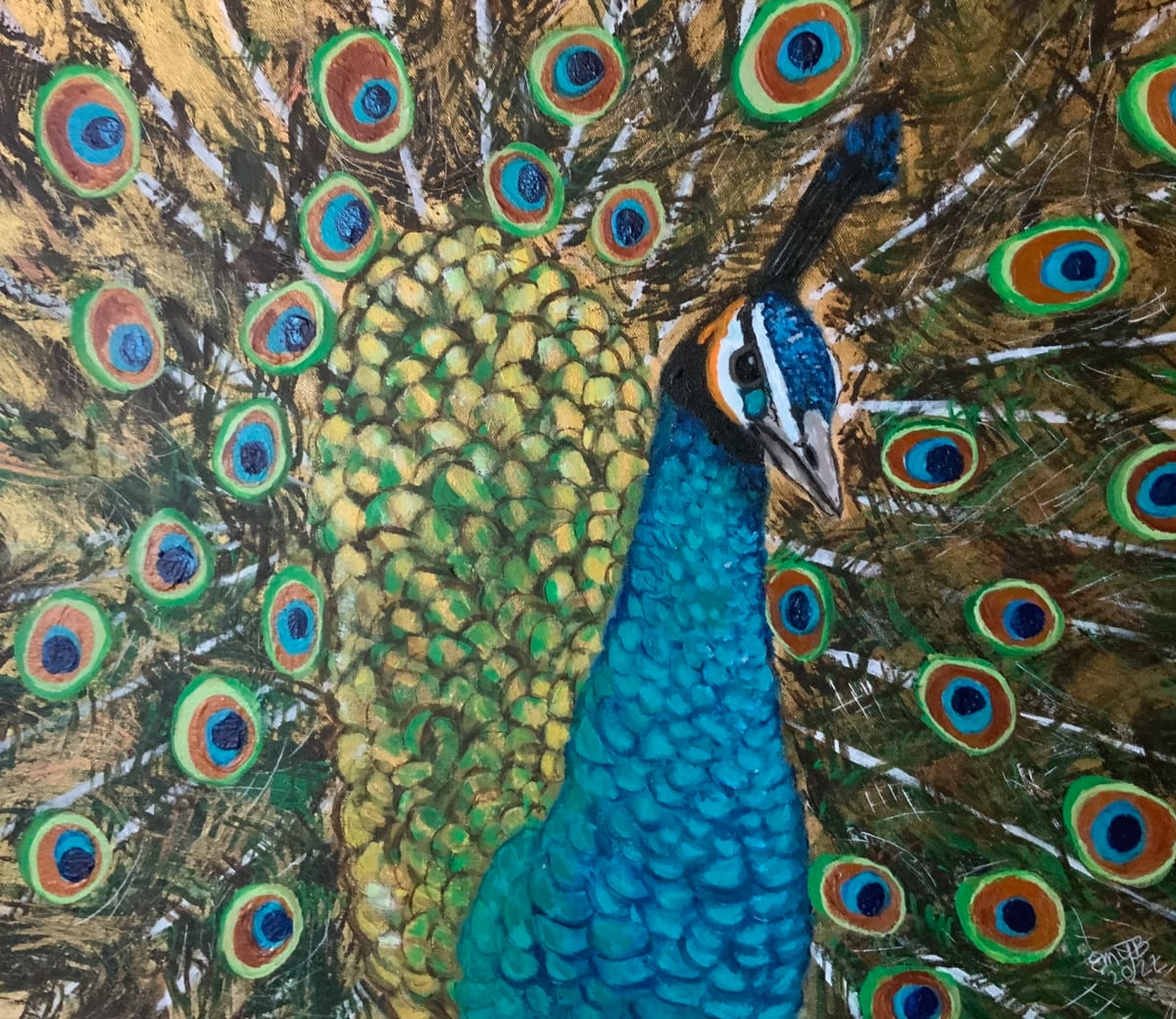 Peacock Proud by Eileen Backman  Image: Peacock Proud
