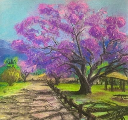 JACARANDA TREE by Eileen Backman, Image 1.
