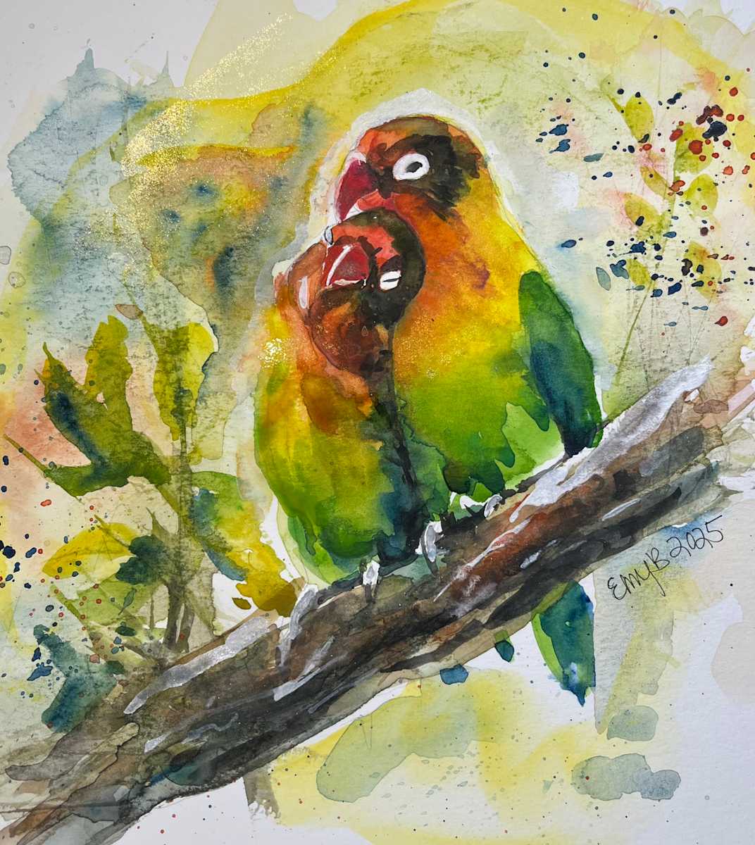 Lovebirds 1 (2025) by Eileen Backman 