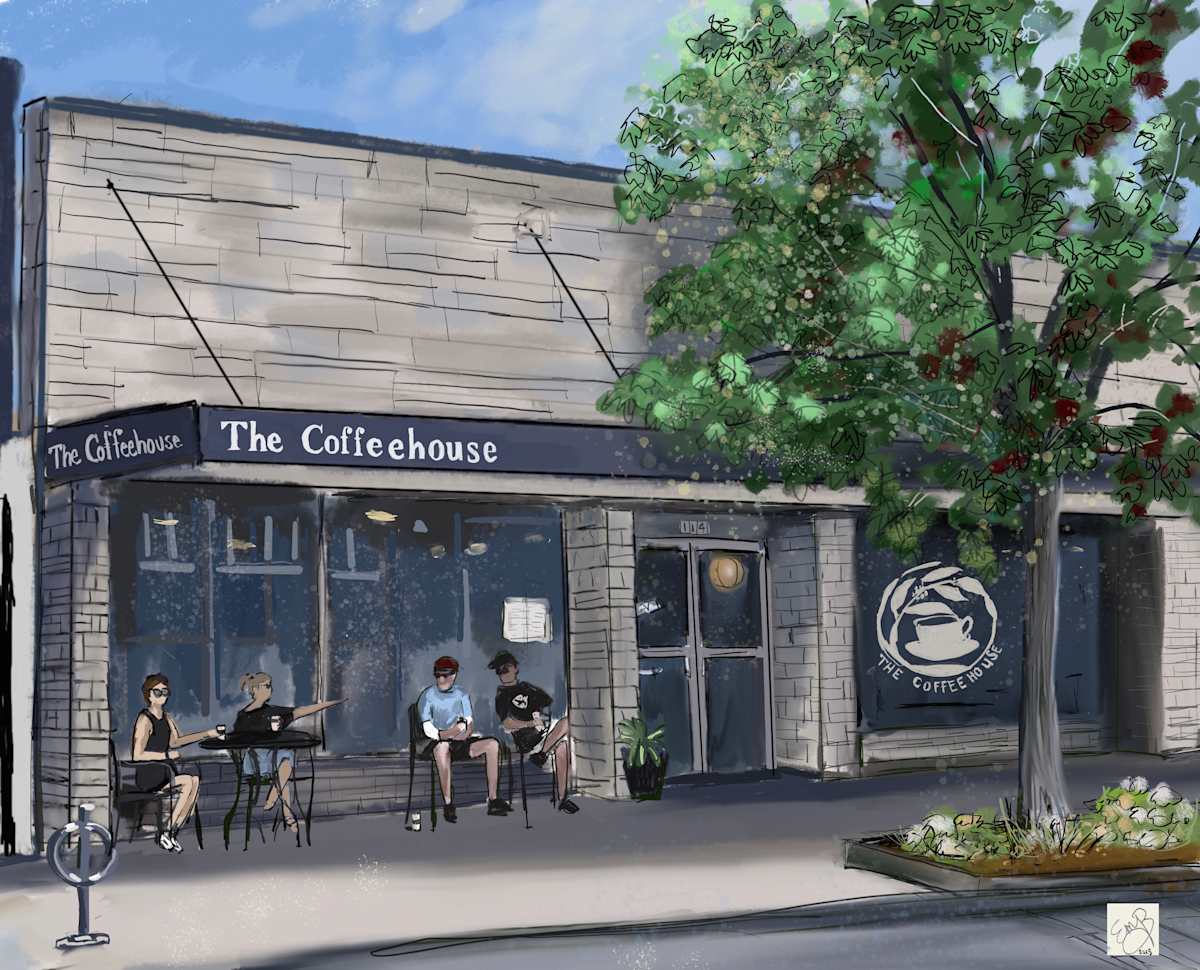 The Coffee House at Uptown by Eileen Backman 