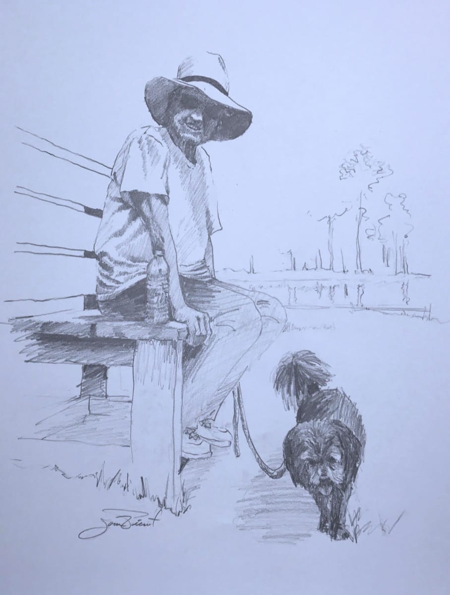 Katie and Marley by Joan Vienot 
