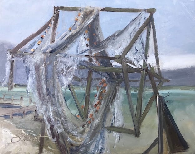 Old Net Reel by Joan Vienot 