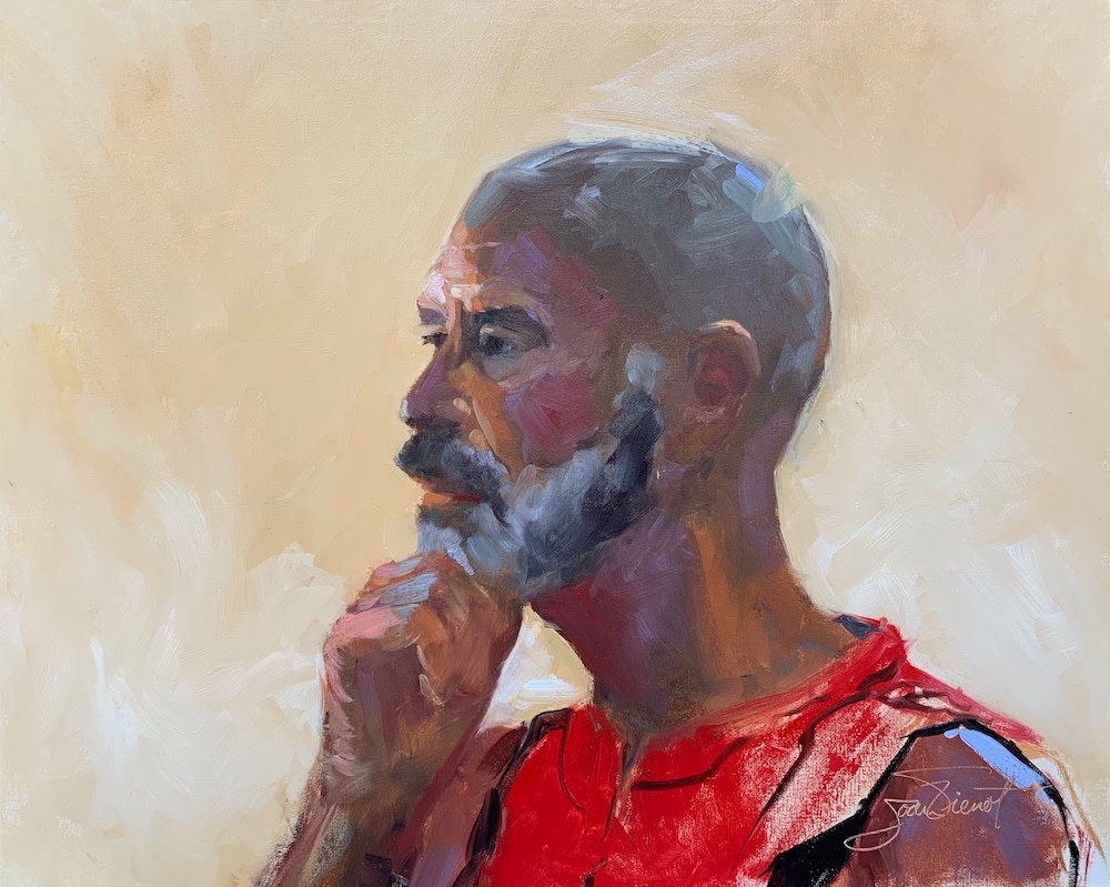 Cyclist on a Break by Joan Vienot, Image 1.