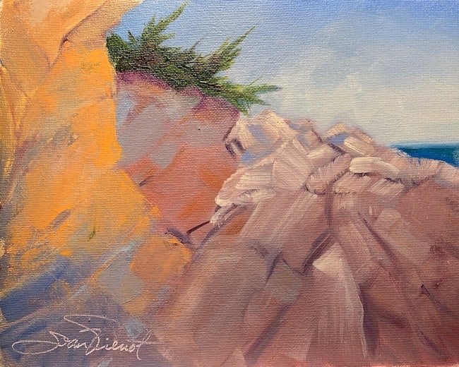 Rocky Shore Colors by Joan Vienot, Image 1.