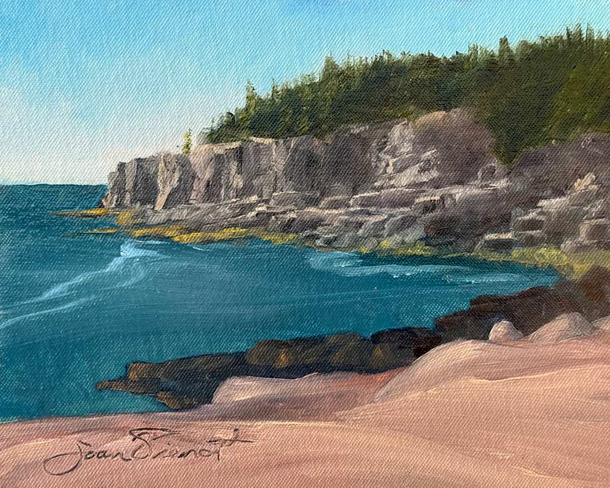 Otter Cliffs, Mid-August by Joan Vienot 