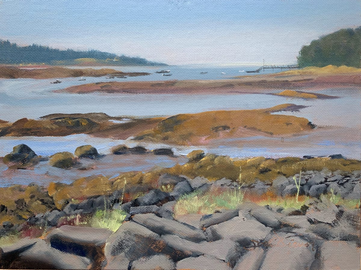 Low Tide at Port Clyde by Joan Vienot 