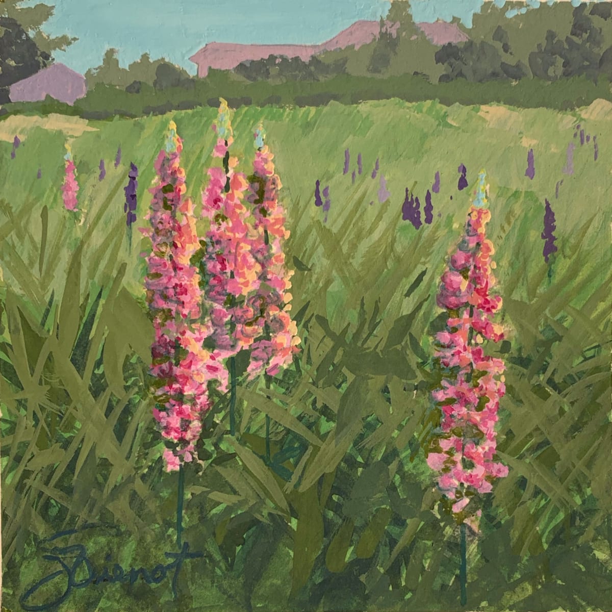 Pretty in Pink (Lupines) by Joan Vienot, Image 1.