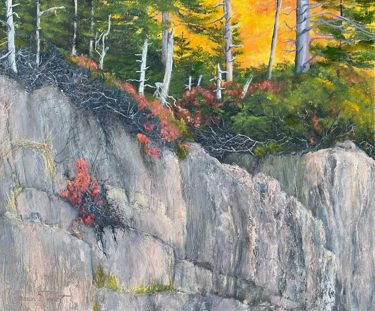 Autumn Light at Hunters Beach by Joan Vienot 