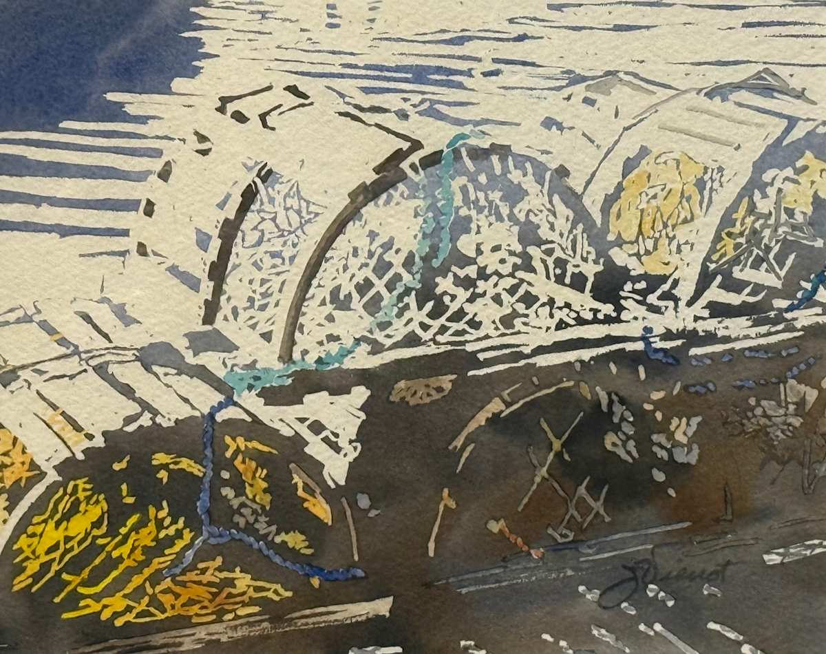 Lobster Pots at Peggy’s Cove by Joan Vienot, Image 1.